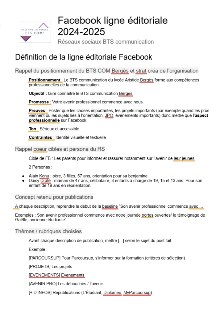 Ligne éditorial